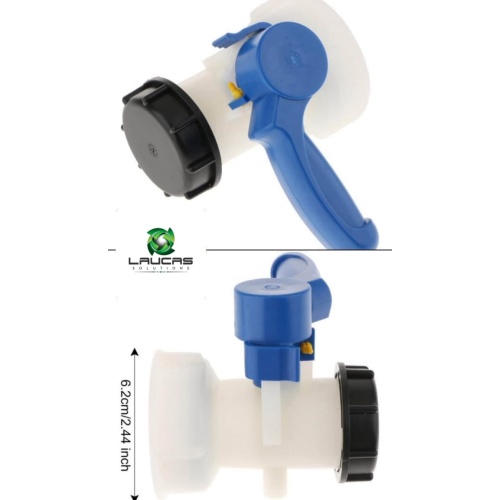 Válvula de Mariposa para Tanque IBC de 1000L (62mm / 2.44")