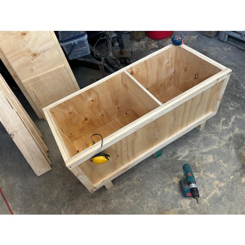Caja de Madera Compartimentada para Transporte Seguro